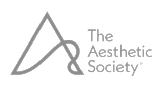 Logo of The Aesthetic Society in gray.